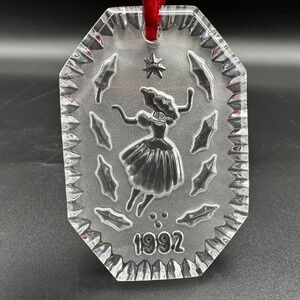 Vintage 1992 Waterford Crystal Ornament 12 Days of Christmas LADIES DANCING